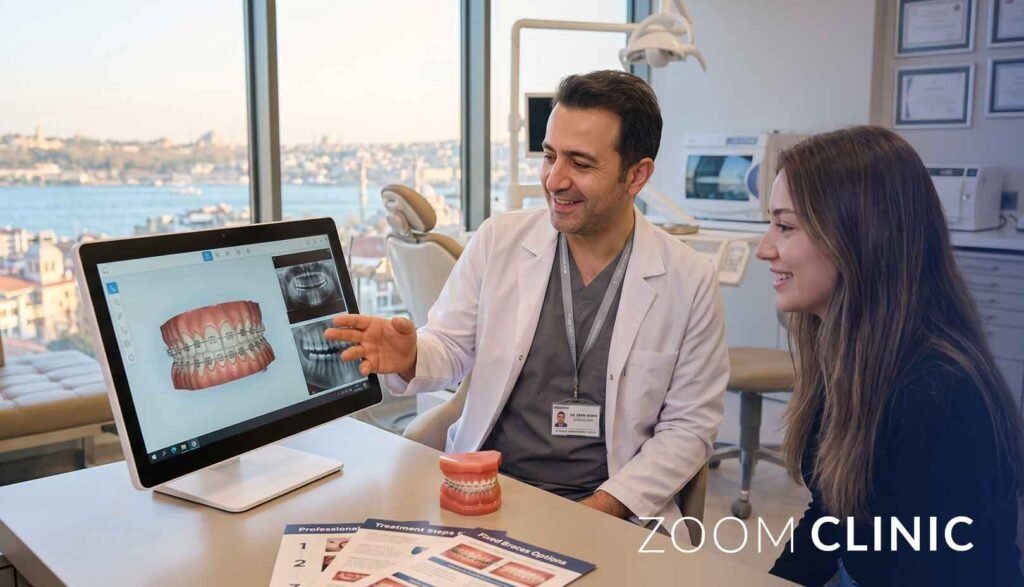 تقويم الأسنان الثابت