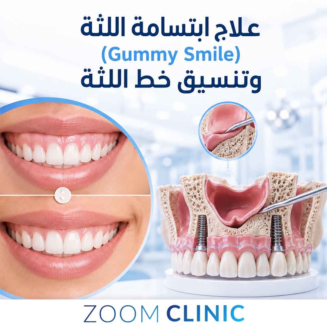 علاج ابتسامة اللثة